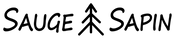 Logo Sauge & Sapin - Vente de vêtements 100% Québecois en Coton Pima